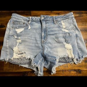 American Eagle High Waisted Festival Shorts 16
